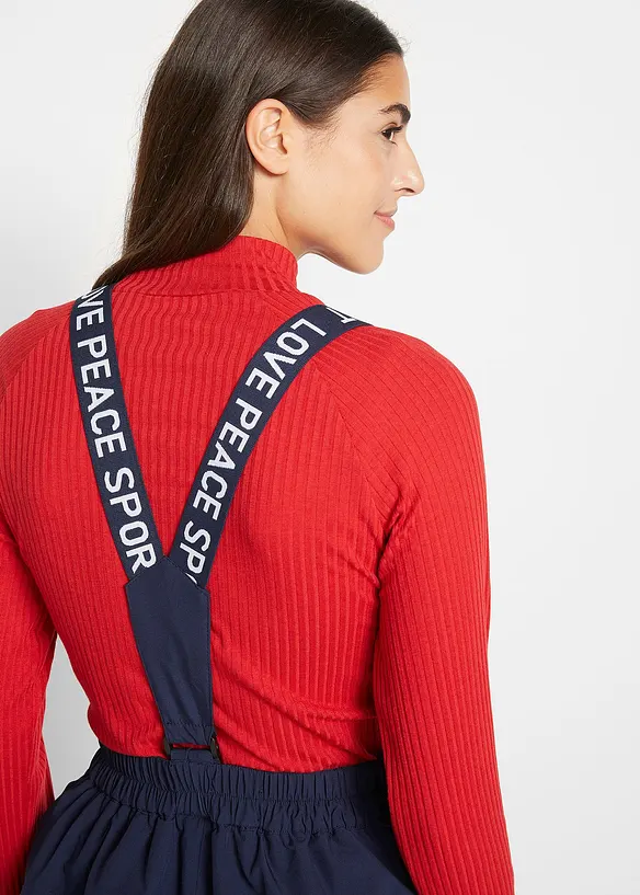Ski Funktions-Thermohose mit abnehmbaren Trägern, wasserdicht, bonprix