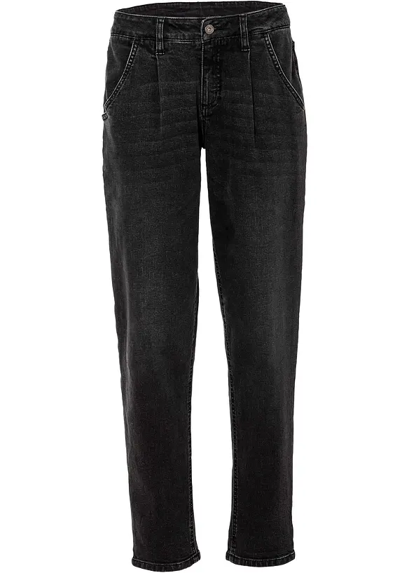 Jean Barrel, taille mi-haute, extensible, bonprix