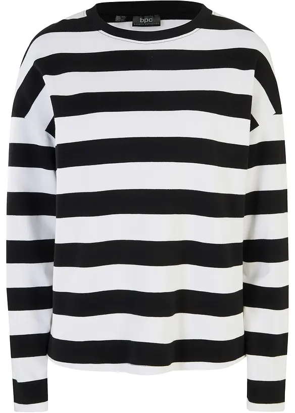 T-shirt manches longues 100% coton interlock, bonprix