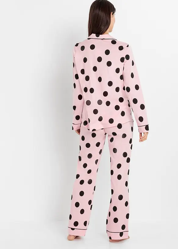 Pyjama mit Knopfleiste, bonprix