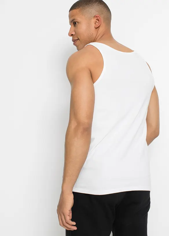 Lot de 2 débardeurs avec coton, bonprix
