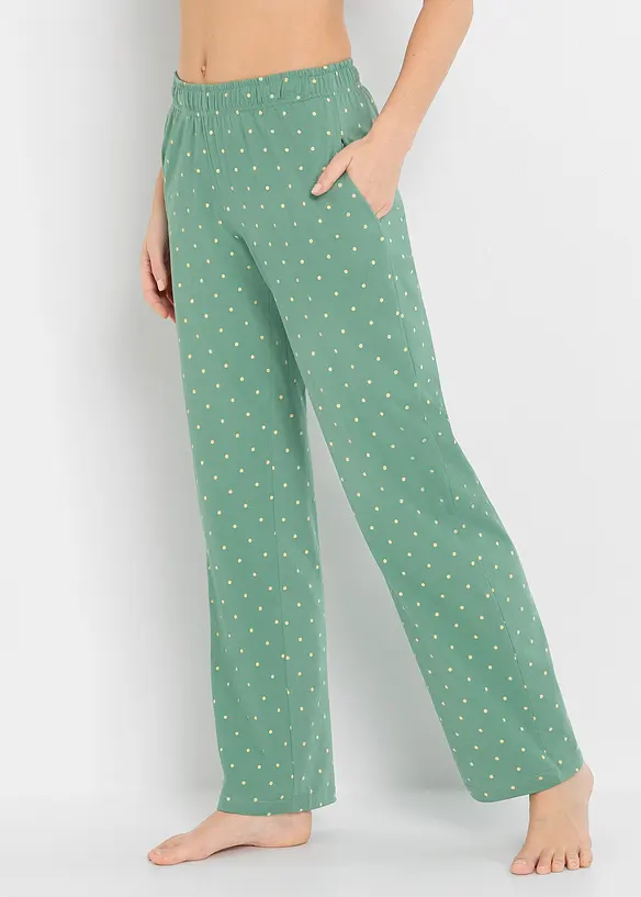 Lot de 2 pantalons de pyjama 100% coton, bonprix