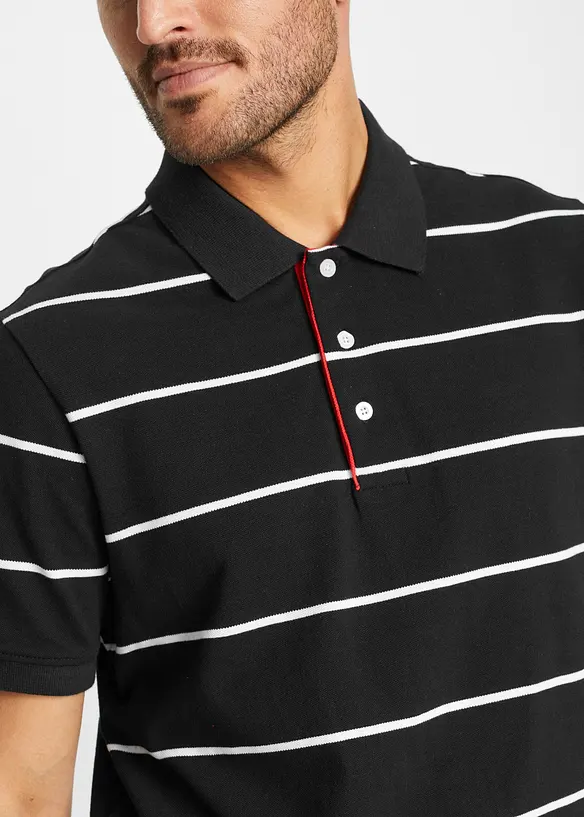 Piqué-Poloshirt (2er Pack) aus reiner Baumwolle, bonprix