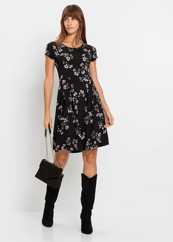 Robe en jersey viscose extensible, bonprix