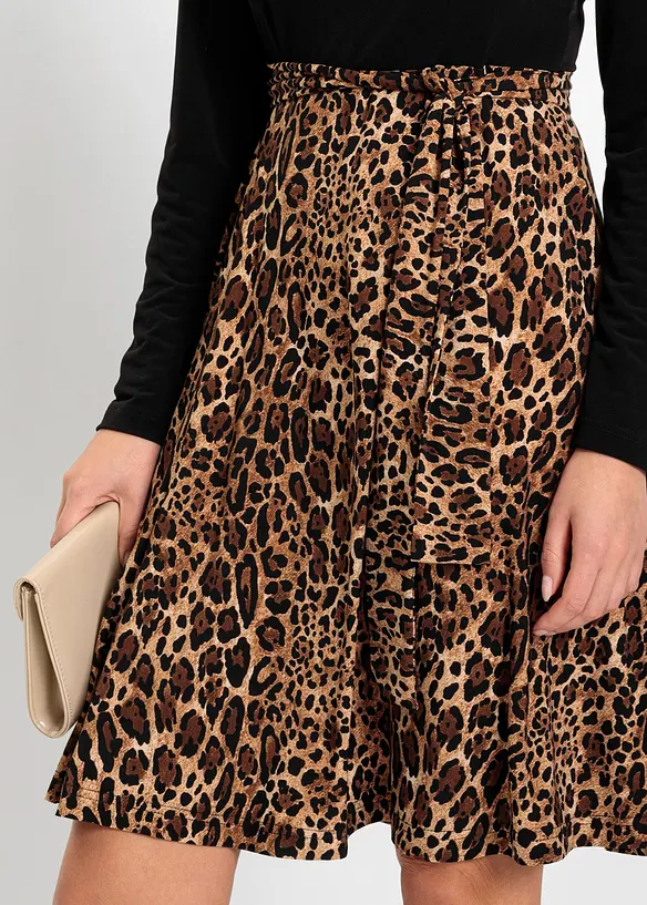 Robe courte avec ceinture, bonprix