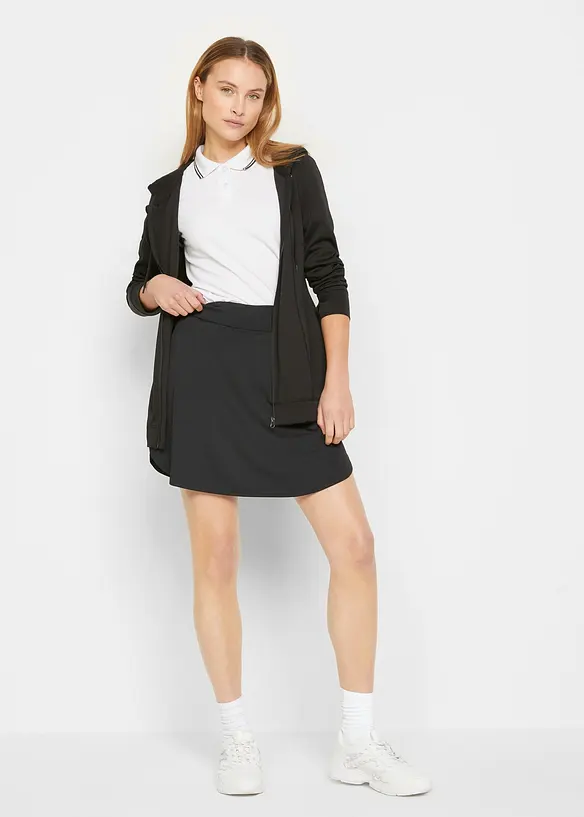 Jupe de sport avec cycliste int&eacute;gr&eacute;, s&eacute;chage rapide, bonprix