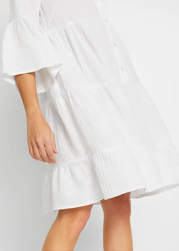Robe-tunique en mousseline, bonprix