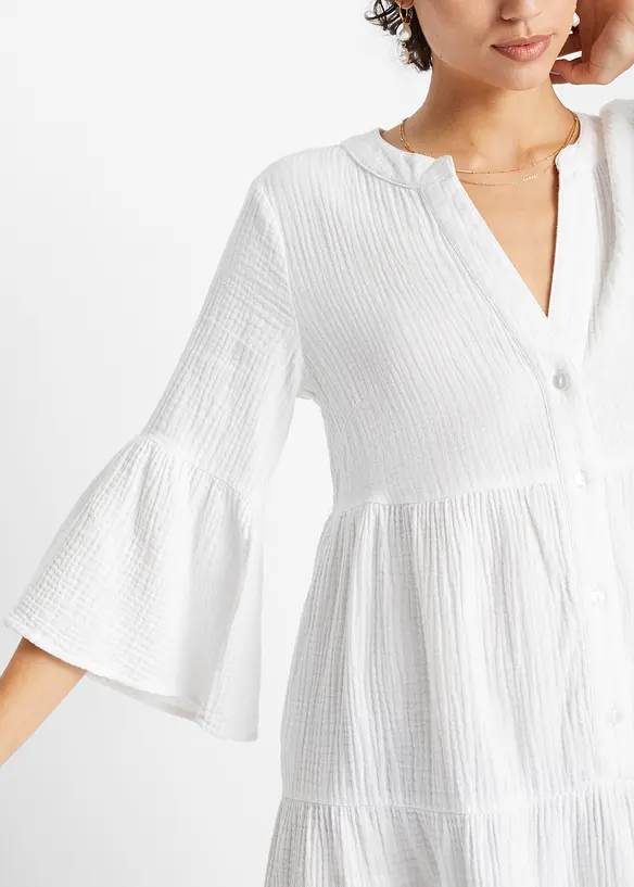 Robe-tunique en mousseline, bonprix