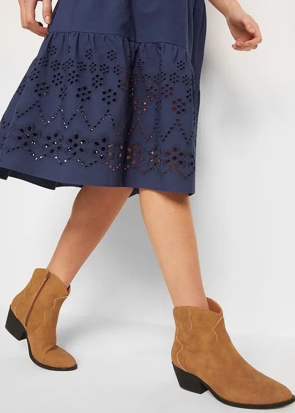 Robe avec broderies anglaises, bonprix