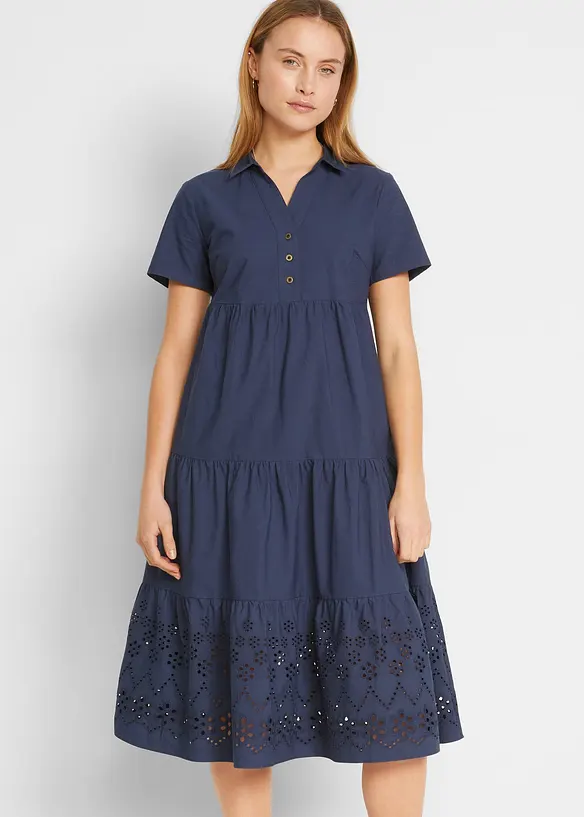 Robe avec broderies anglaises, bonprix