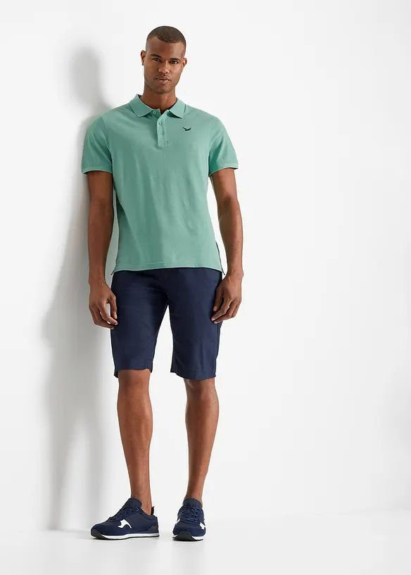 Poloshirt aus reiner Bio-Baumwolle (2er Pack), bonprix