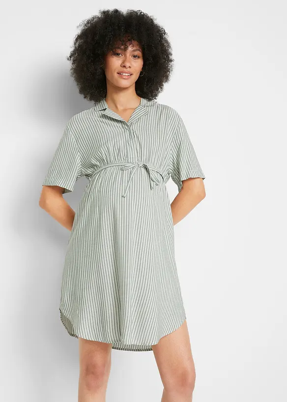 Robe-chemise de grossesse et d&rsquo;allaitement en viscose fluide, bonprix