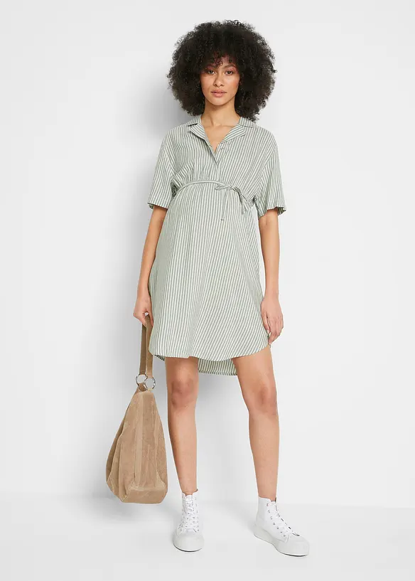 Robe-chemise de grossesse et d&rsquo;allaitement en viscose fluide, bonprix