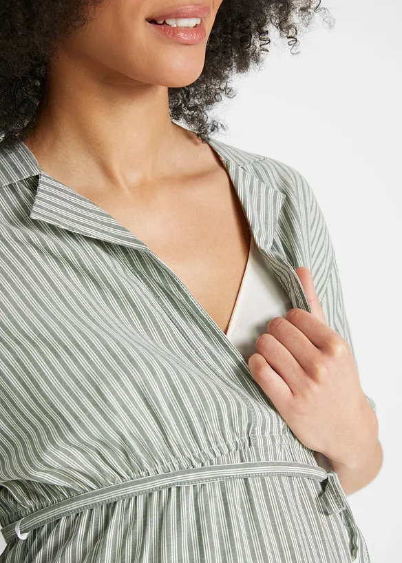 Robe-chemise de grossesse et d&rsquo;allaitement en viscose fluide, bonprix