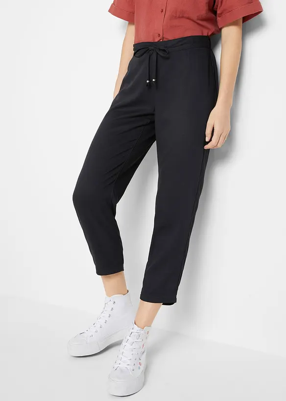Pantalon jogger en viscose douce, bonprix