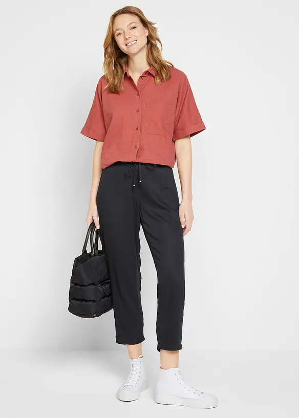 Pantalon jogger en viscose douce, bonprix
