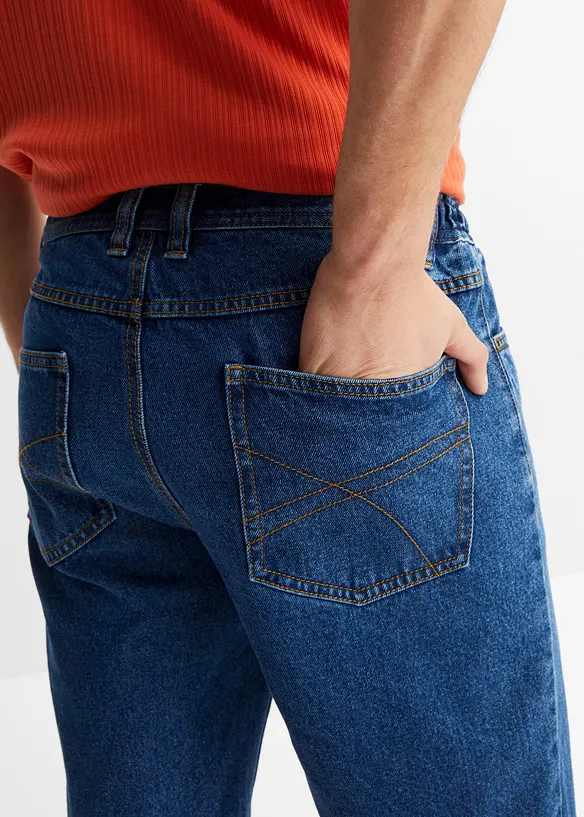 Jeans-Bermuda mit Komfortbund, Classic Fit, bonprix