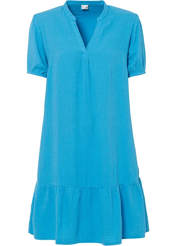 Robe courte en gaze de coton, bonprix