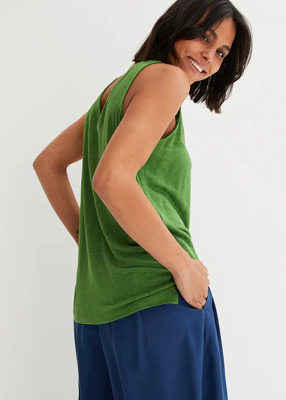 Tanktop aus Leinen, bonprix