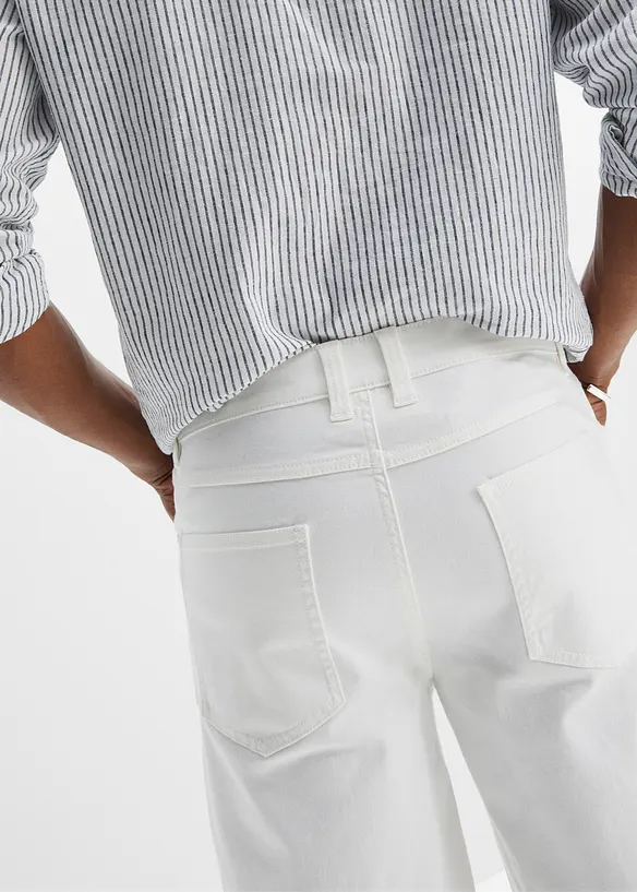 Bermuda en jean extensible, Classic Fit, bonprix