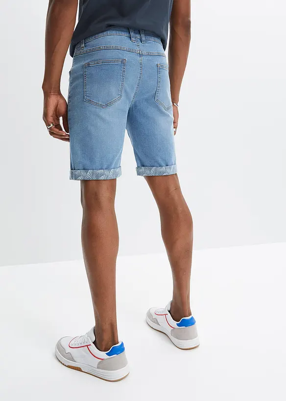 Bermuda en jean extensible, Regular, bonprix