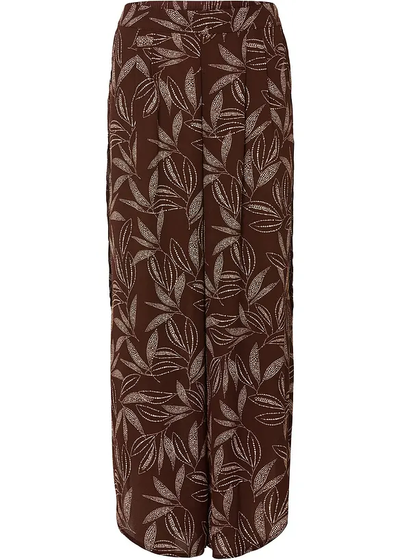 Pantalon palazzo fendu sur les côtés, bonprix