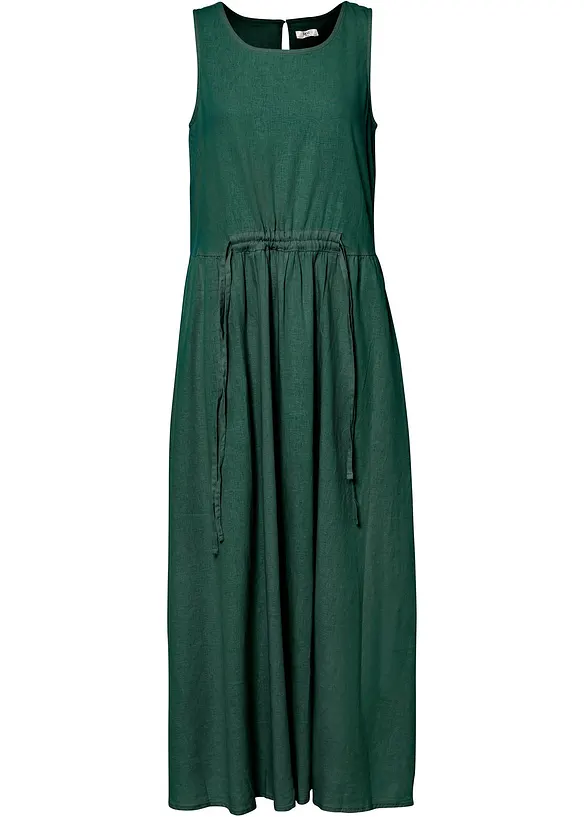 Maxikleid aus leichtem Leinen-Viskose-Mix, bonprix