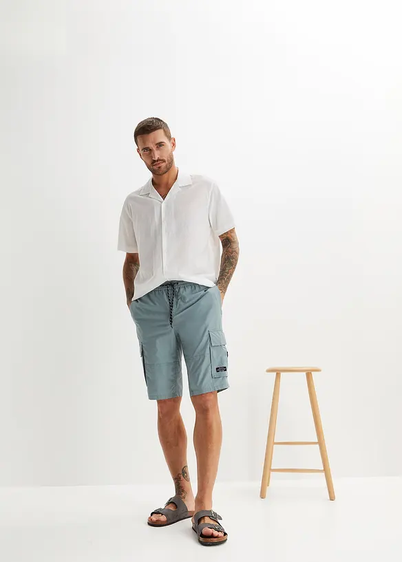 Schlupf-Cargo-Bermuda, Regular Fit, bonprix