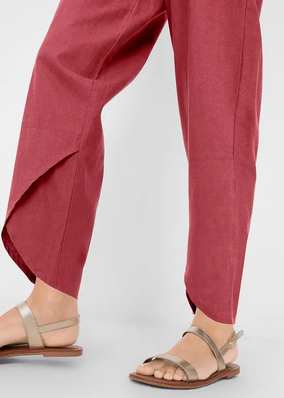 3/4-Hose aus leichtem Leinen-Mix, bonprix