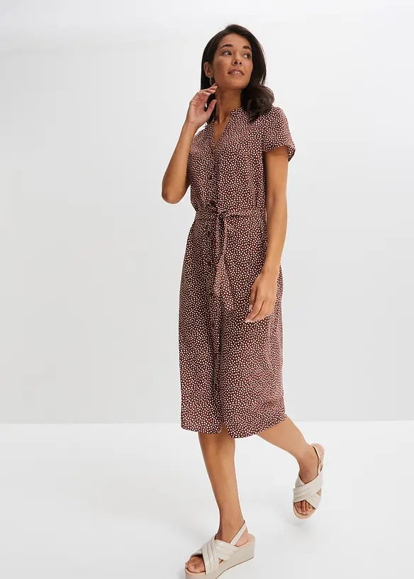 Blusenkleid mit Pünktchen, bonprix