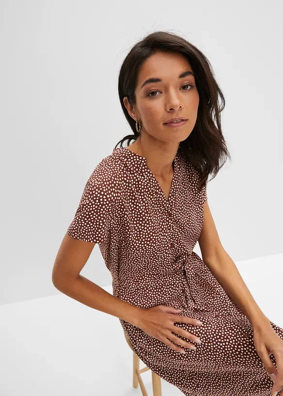 Blusenkleid mit Pünktchen, bonprix
