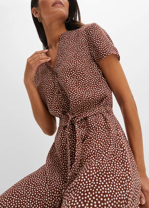 Blusenkleid mit Pünktchen, bonprix