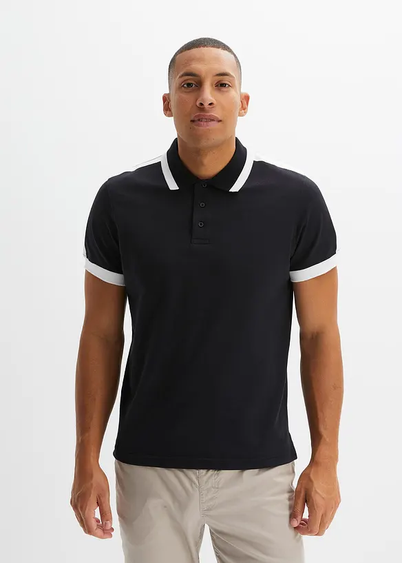 Polo en maille piquée 100% coton, bonprix