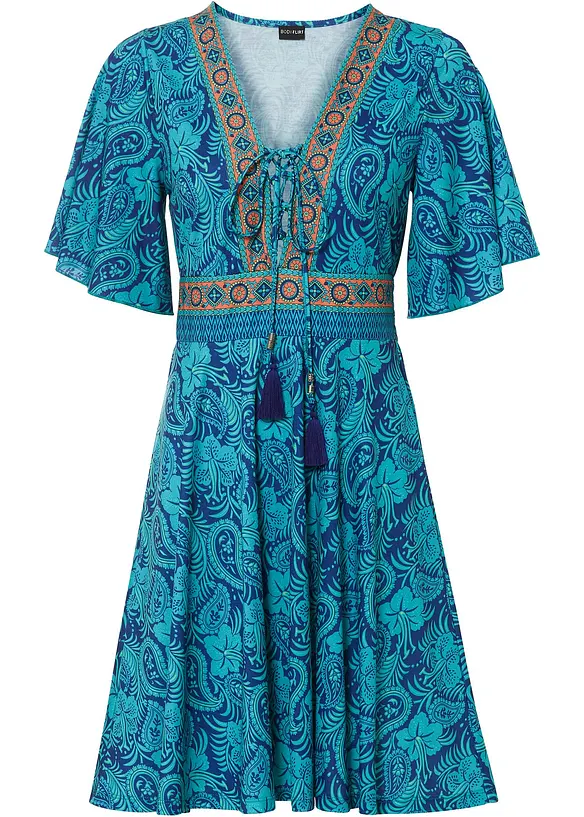Robe courte imprimée, bonprix