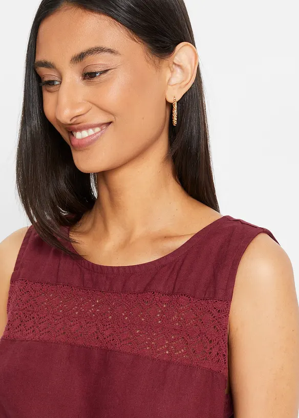 Maxi-Kleid mit Leinen, bonprix