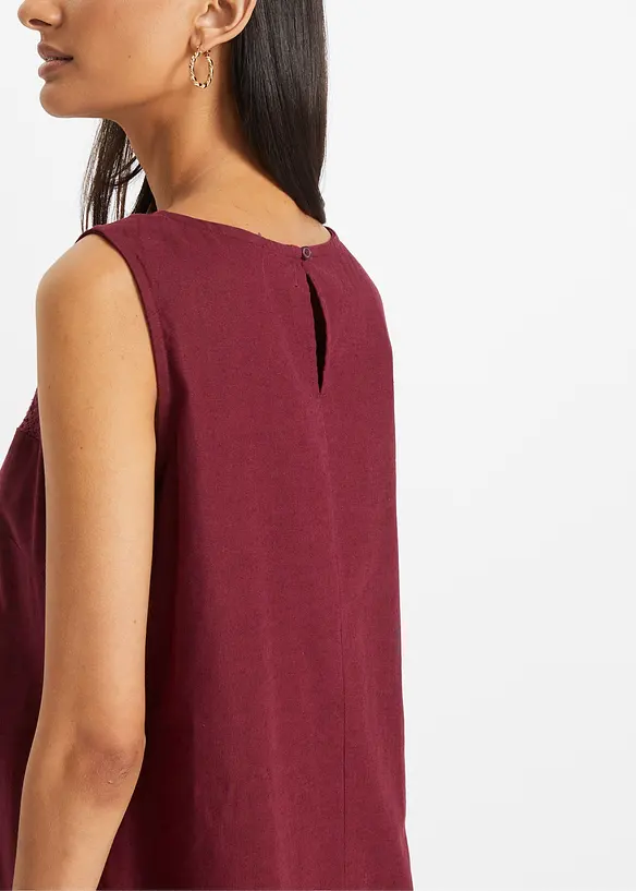 Maxi-Kleid mit Leinen, bonprix