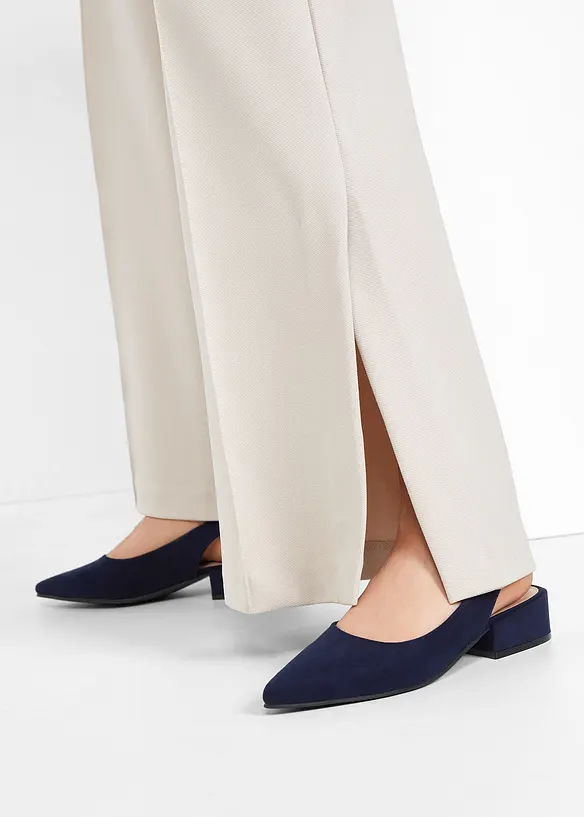 Slingpumps mit flachem Absatz, bonprix