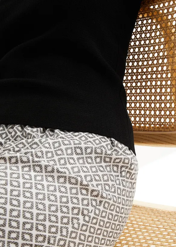 Leichtes Stricktop mit V-Ausschnitt, bonprix