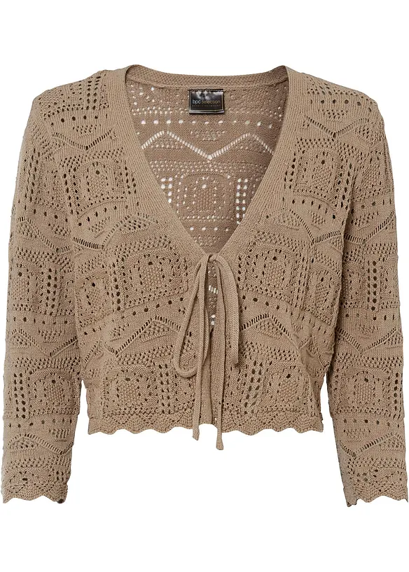 Boléro ajouré, manches 3/4, bonprix