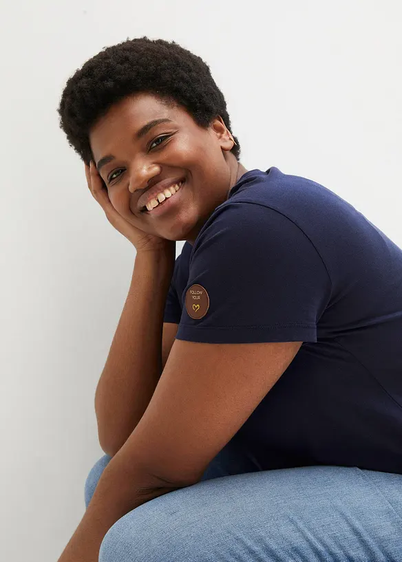 T-shirt brod&eacute;, bonprix