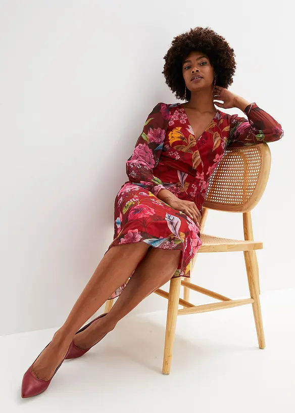 Robe midi, bonprix