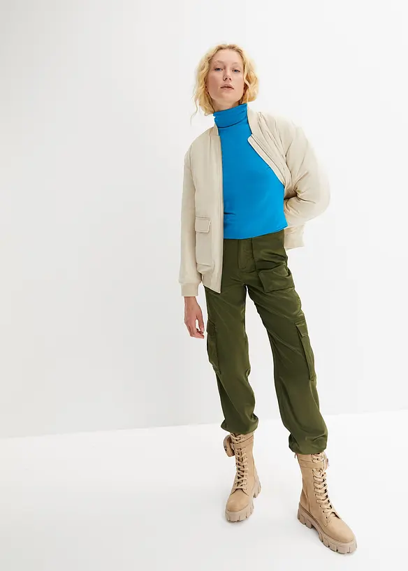 T-shirt manches longues coton, bonprix