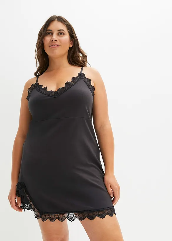 Nuisette courte avec dentelle, bonprix