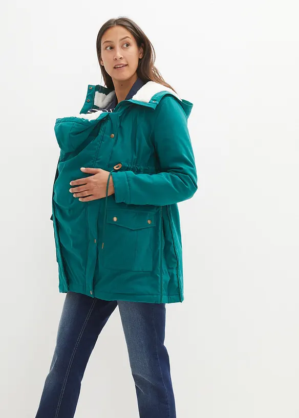Veste de grossesse et de portage 3en1 avec doublure peluche, bonprix