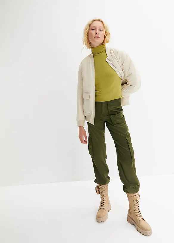 Langarmshirt mit  reiner Bio-Baumwolle, bonprix