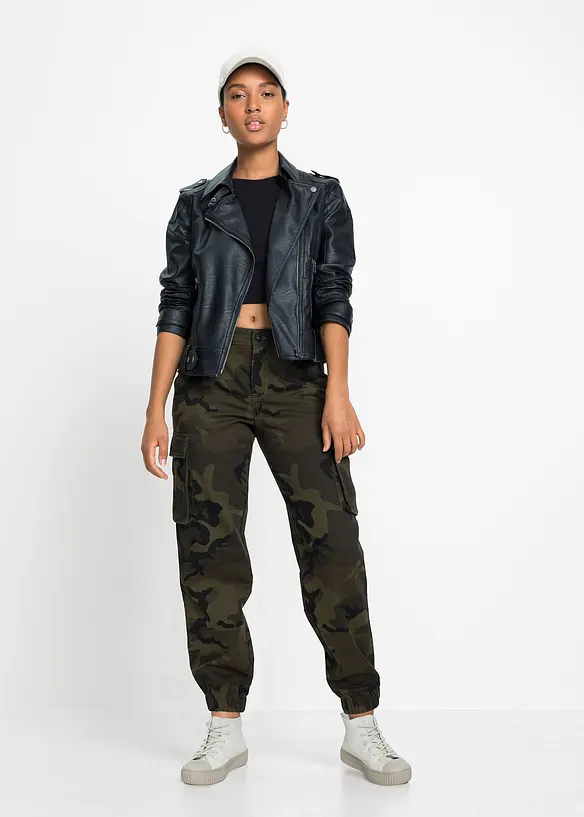 Cargohose aus reiner Baumwolle, bonprix