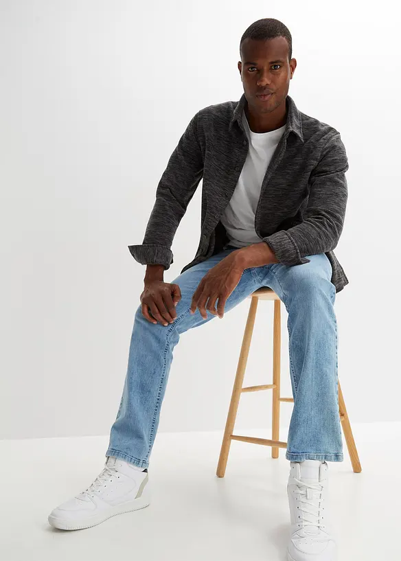 Jean droit extensible coupe ventre confort, Regular, bonprix
