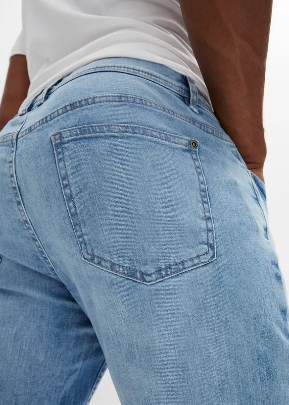 Jean droit extensible coupe ventre confort, Regular, bonprix