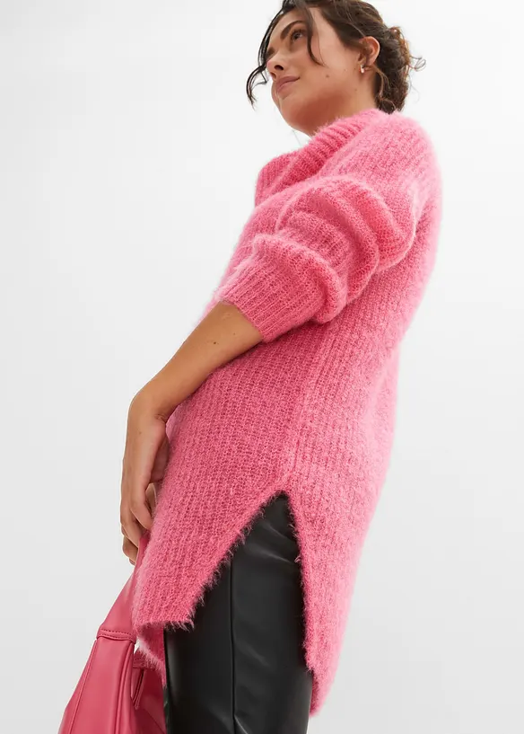 Oversize-Rollkragenpullover, bonprix