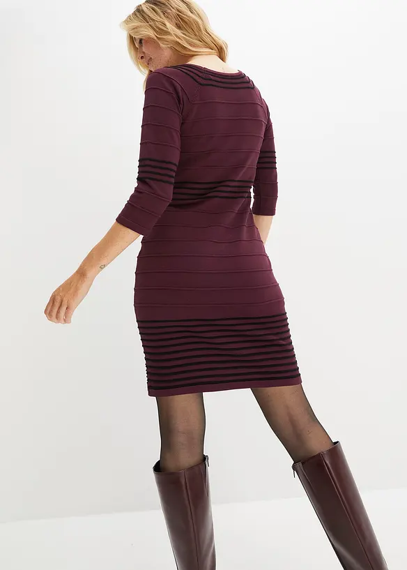 Strickkleid aus fließendem Viskose-Mix, bonprix